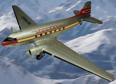 DC-3 Western Airlines