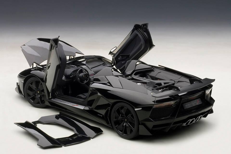 Lamborghini Aventador J 2012, black