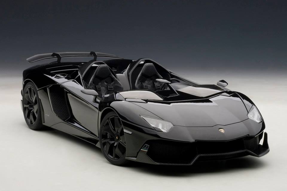 Lamborghini Aventador J 2012, black